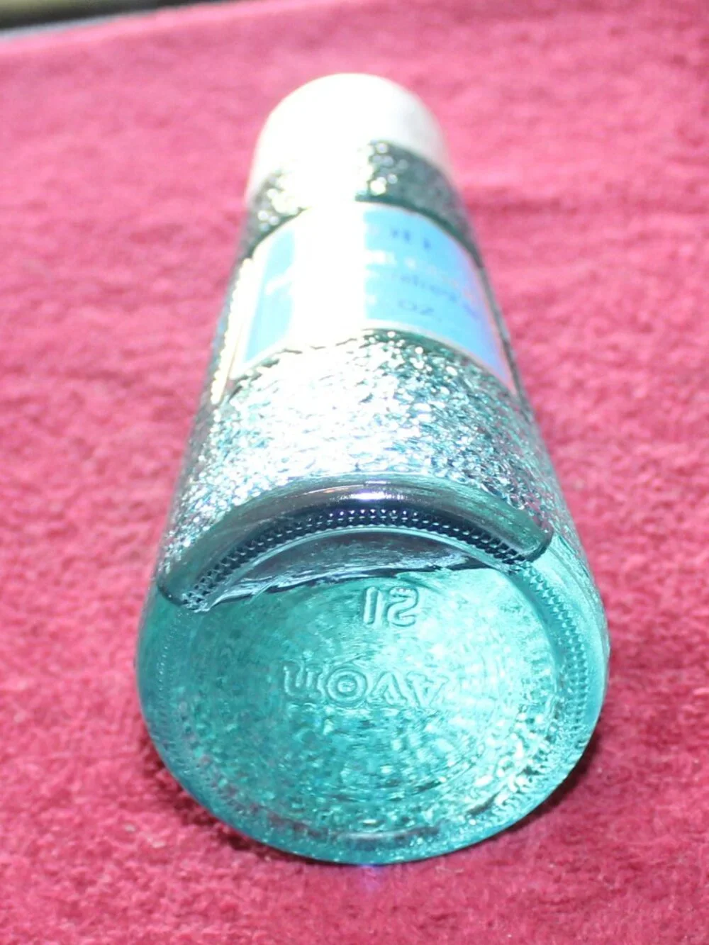 Vintage Avon Eau de Cool Splash-On Refresher bottle from the 1970s.
